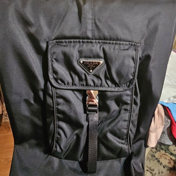 Prada Black Nylon Backpack